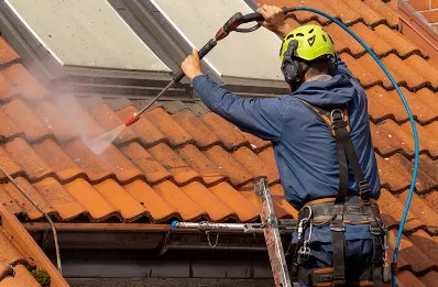 Démoussage et hydrofuge de toiture à Réaup-Lisse